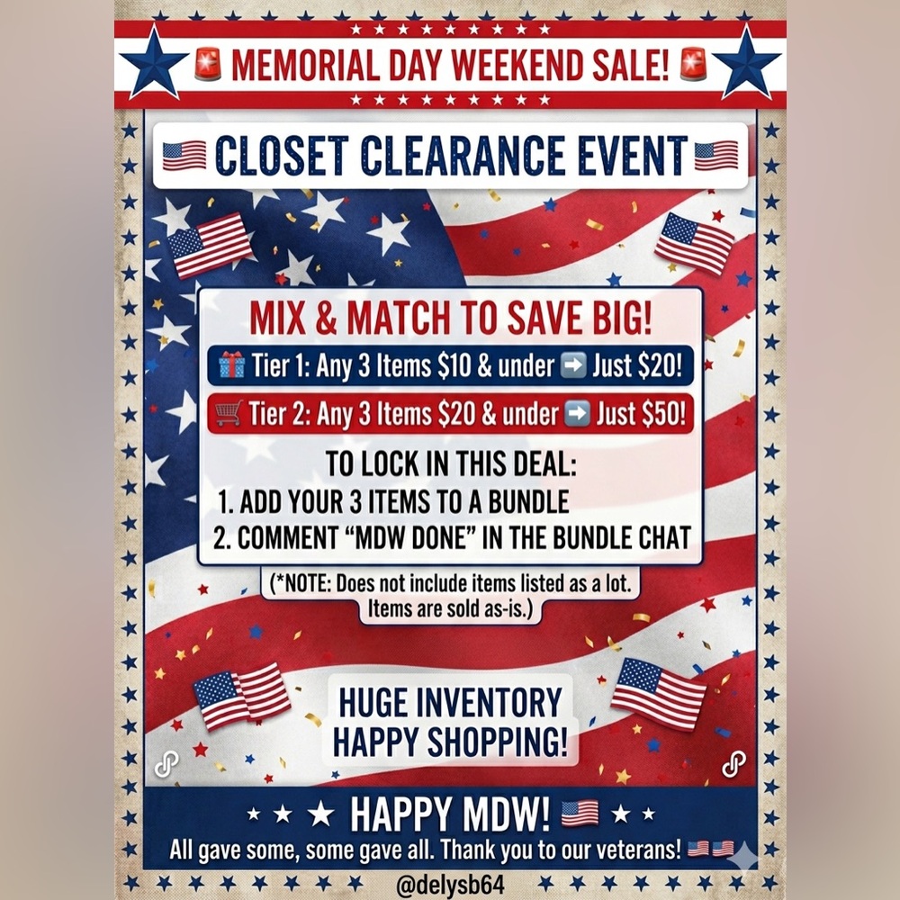Memorial Day Weekend Bundle Sale
